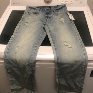 Brand new never worn light wash boys jeans